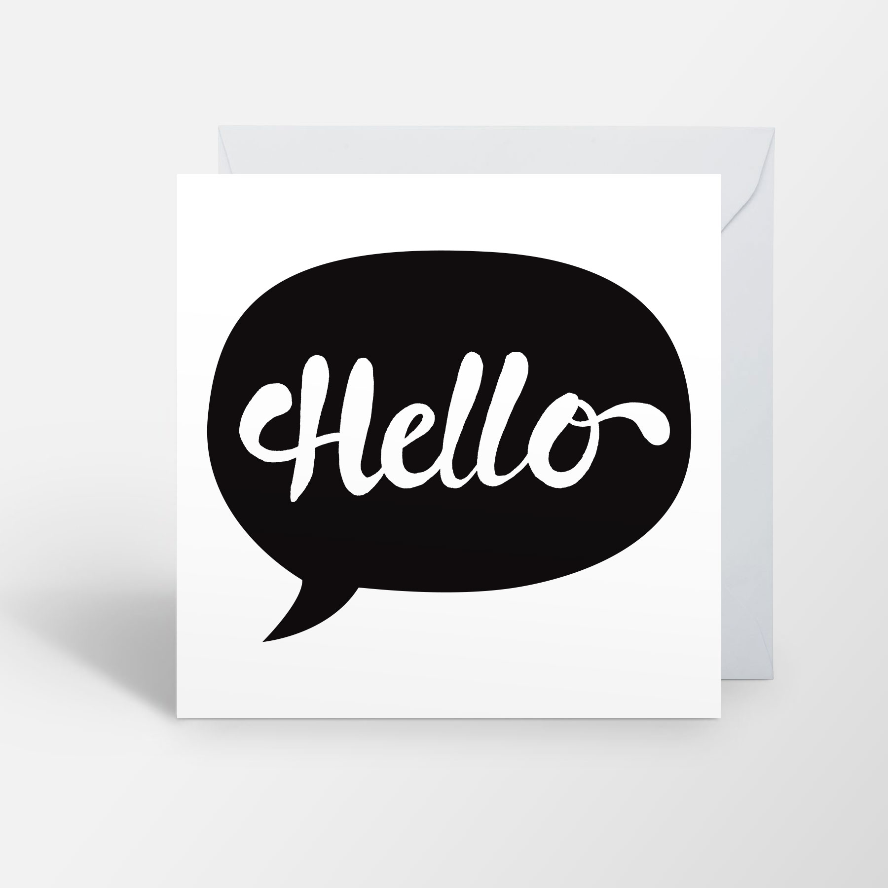 Hello Speech Bubble · Card – Make Create